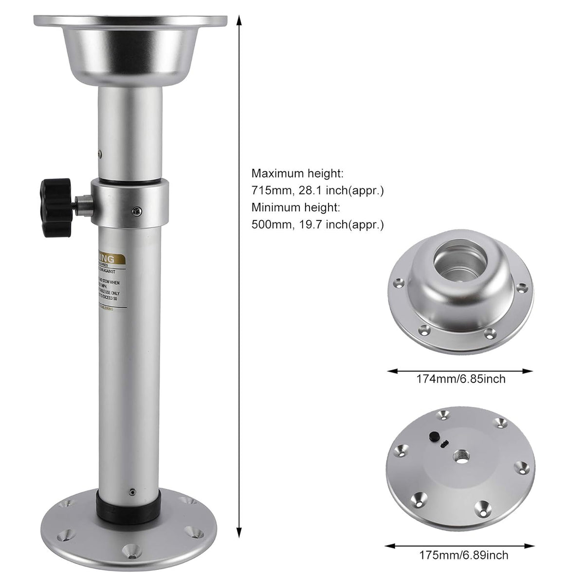 Adjustable Table Pedestal Stand F781