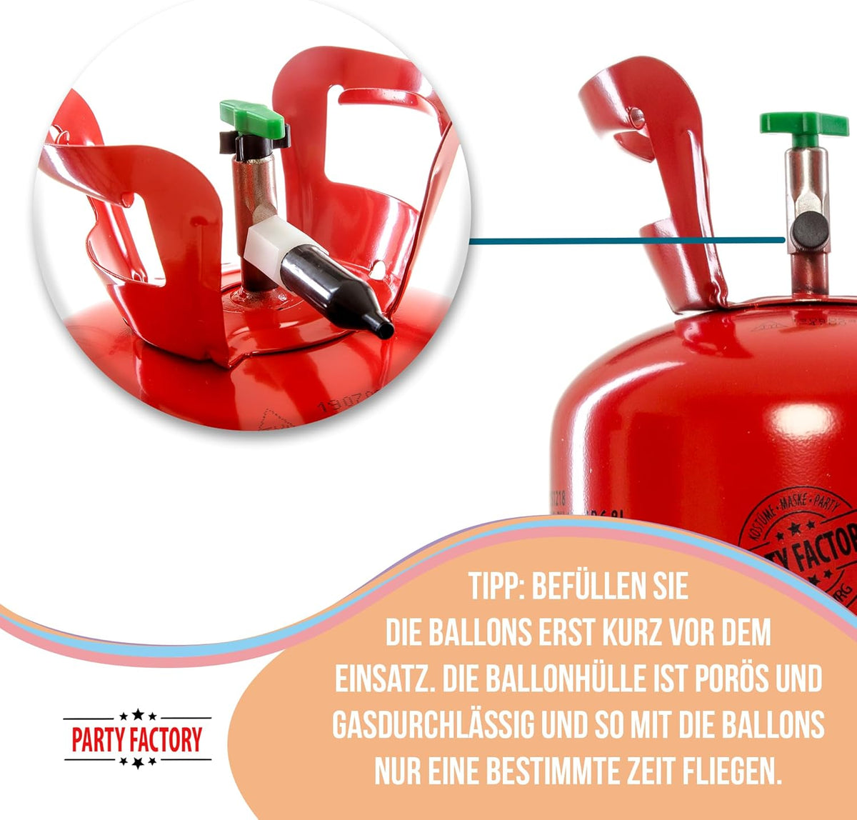 Helium Tank 7 cu. ft. for up to 30 Balloons R650759
