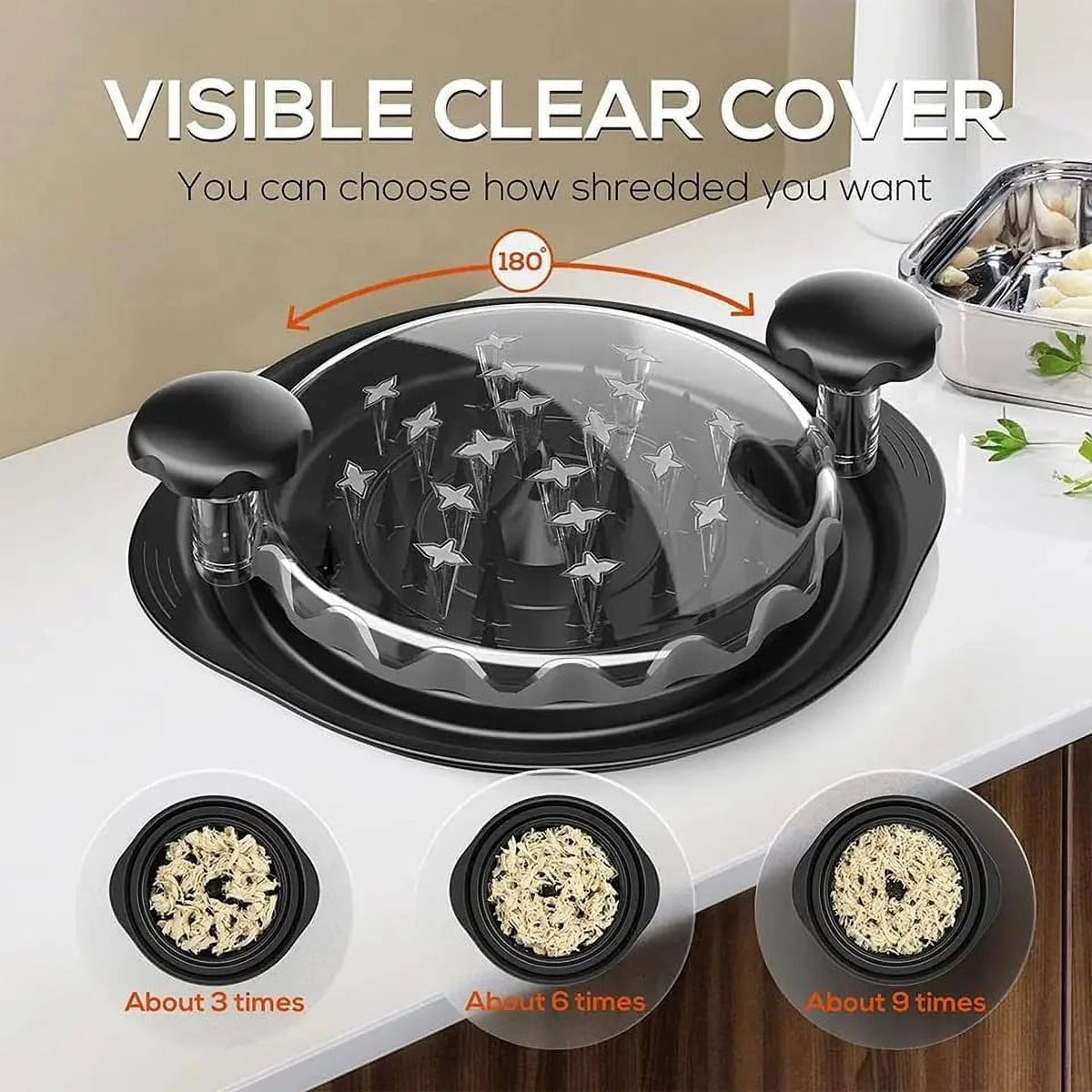 Chicken Breast Shredder Tool Twist (Black) A187732