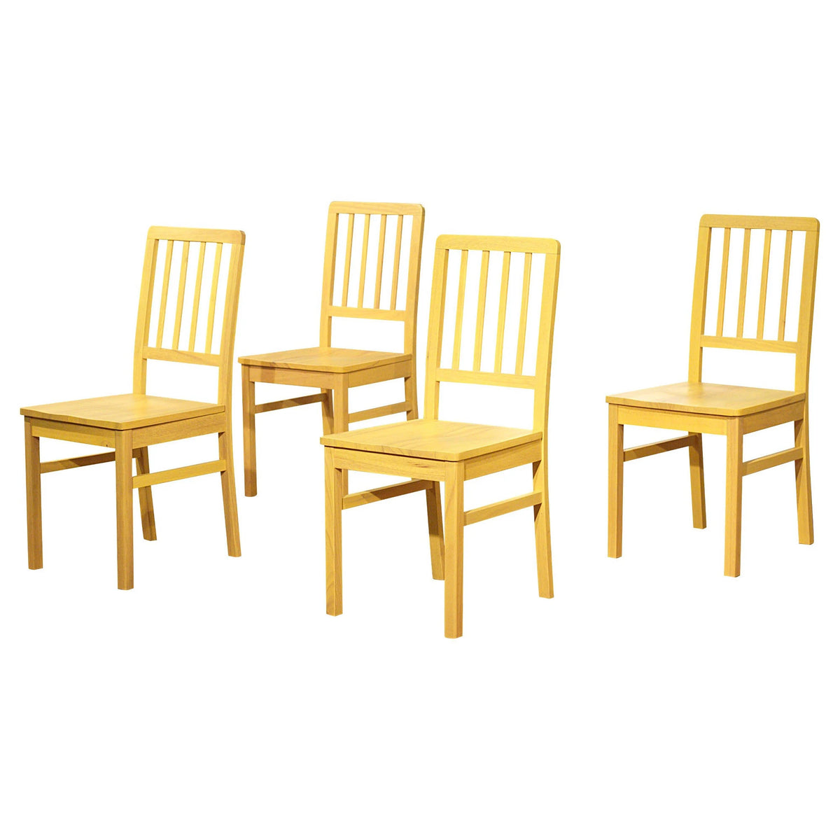 Yellow Dining Chair Set of 4 C4885