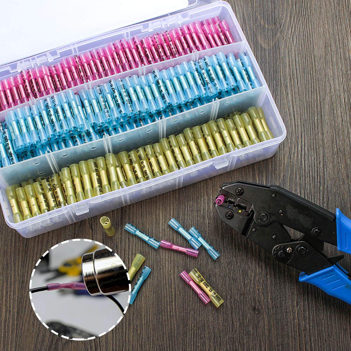 700 PCS Heat Shrink Butt Connectors I263268
