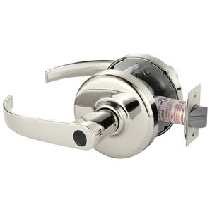 Cylindrical Lock Bright Nickel Plated Clear Coated S7631