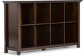 Solid Wood 8 Cube Storage Sofa Table D711915