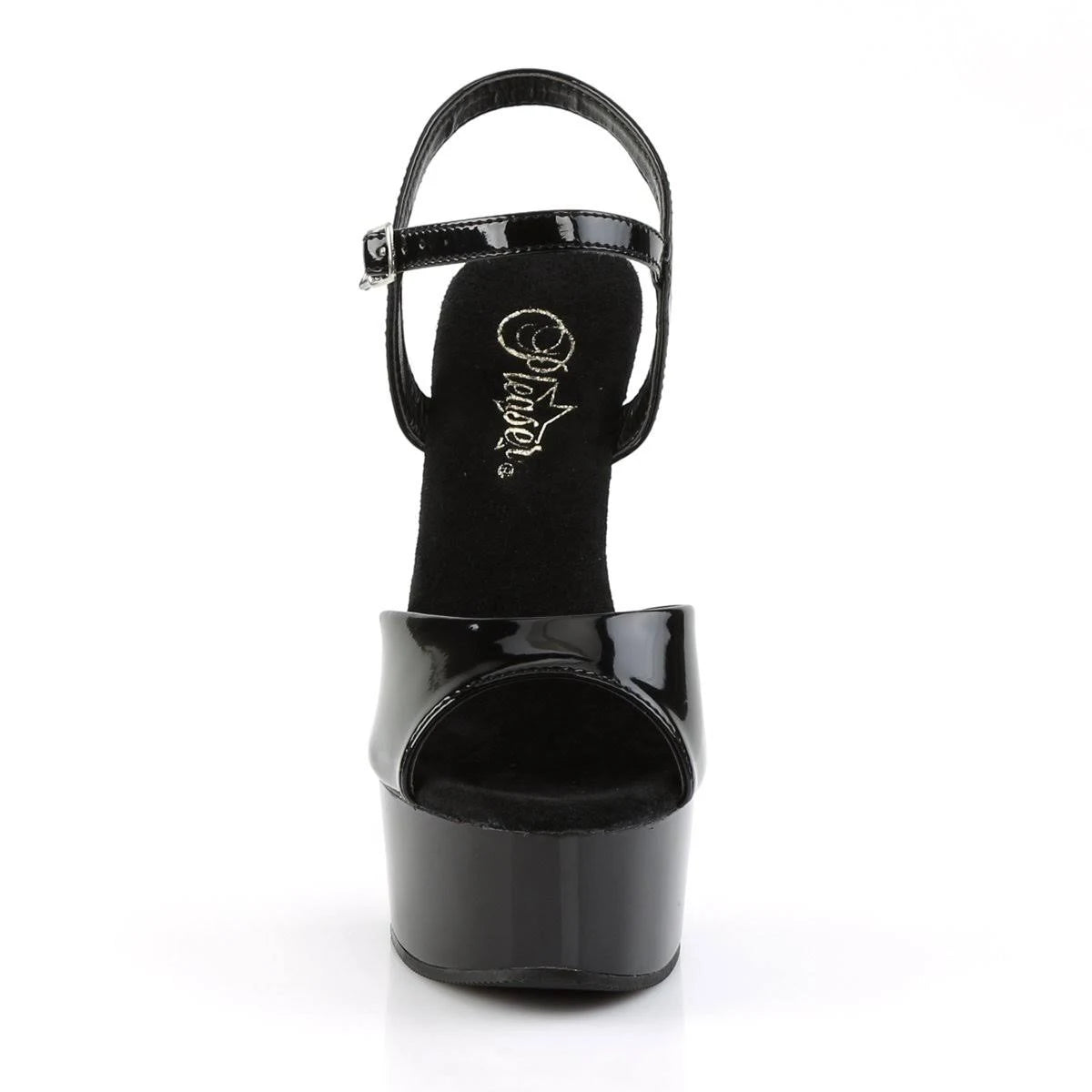 Black Faux Leather Matte Shoes V993