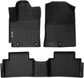 Black Floor Mats Liners Front and Rear Carpet F68015