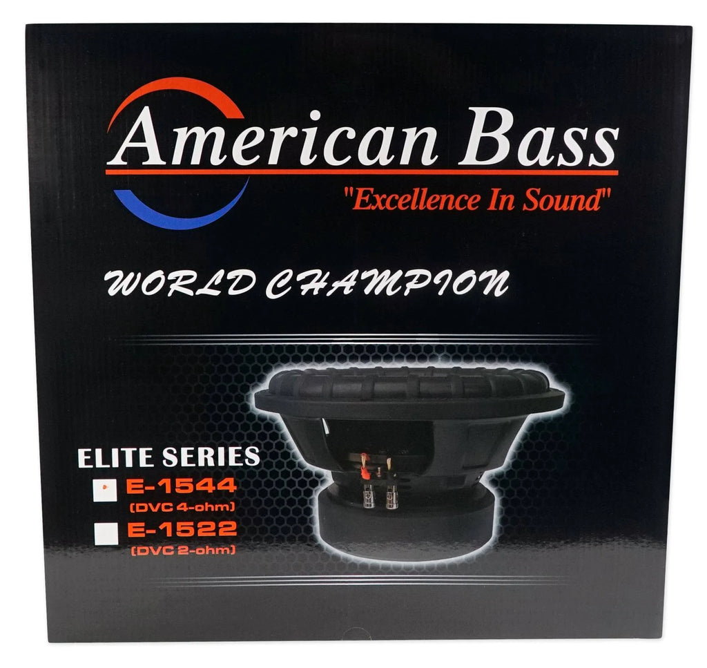 1200 W RMS 15 inch DVC 4-ohm Black Subwoofer G49674