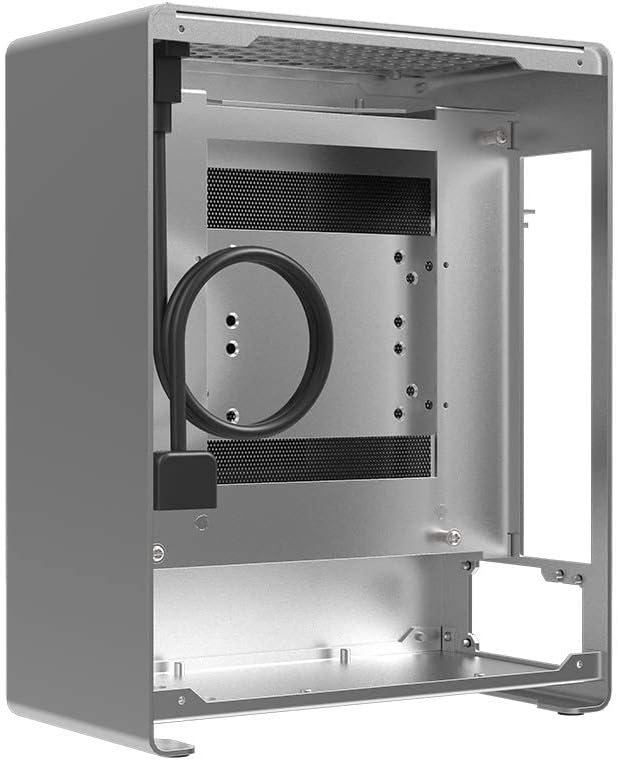 Mini-ITX Aluminum PC Case with PCI-E Riser Cable Y615