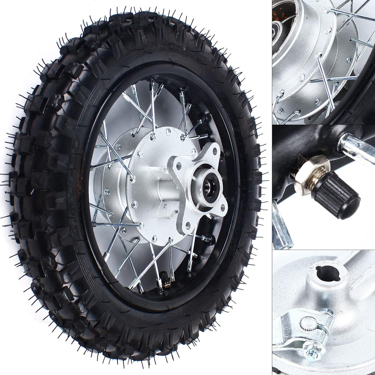 2.5-10" Rear Wheel Tire Assembly for Dirt Pit Bike F6091