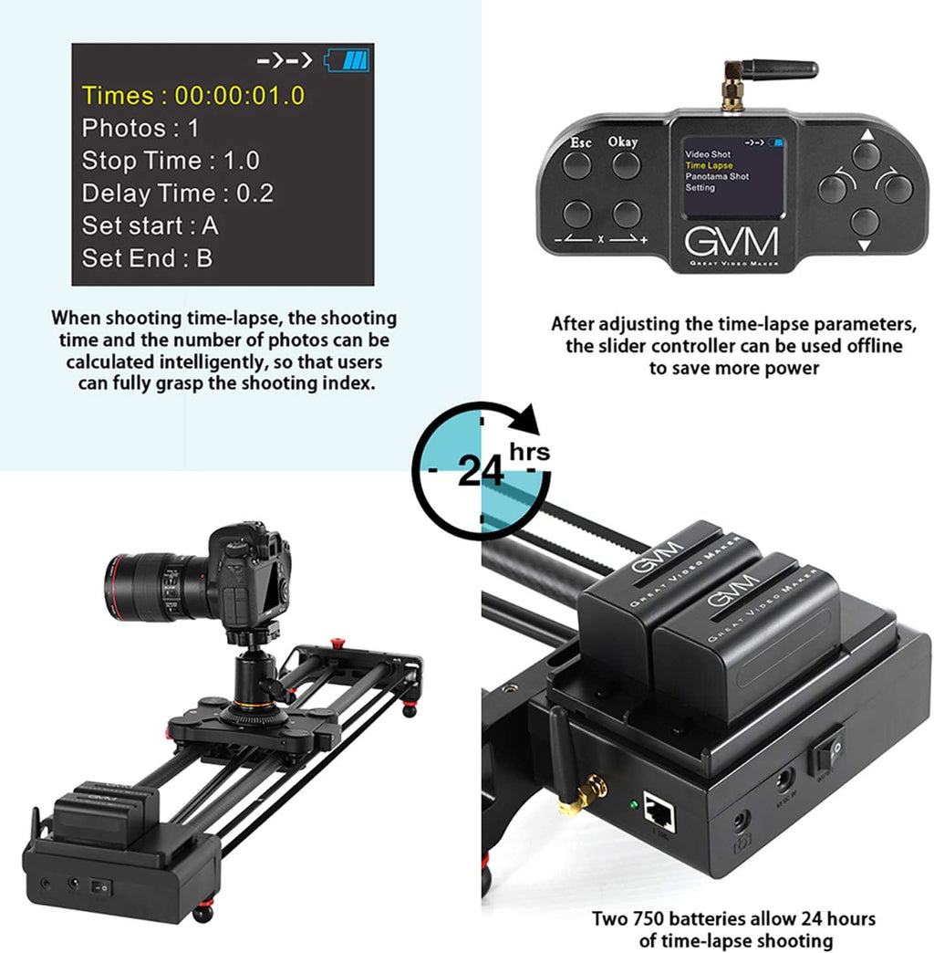 Carbon Fiber Motor Camera Slider I66838