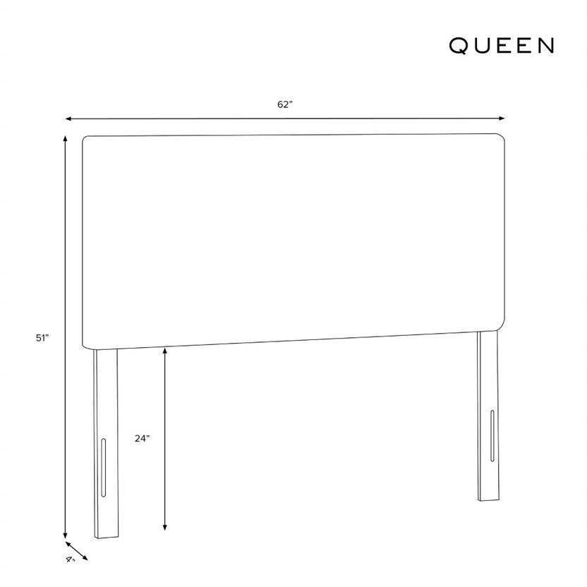 Cream Velvet Queen Headboard F920099