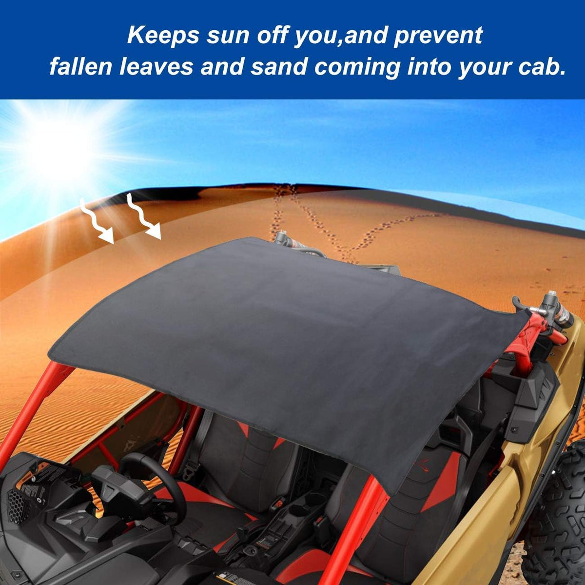 Soft Top Canvas Roof for UTV 2 Doors G255694