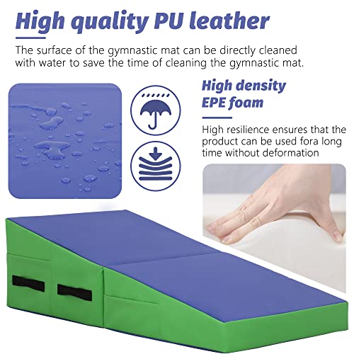 48"x24" Folding Incline Cheese Wedge Gymnastics Mat E5766