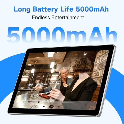 10.1 inch 4G LTE Tablet with SIM Card Slot, 64GB Storage, 1280x800 IPS, Dual Cameras F852413