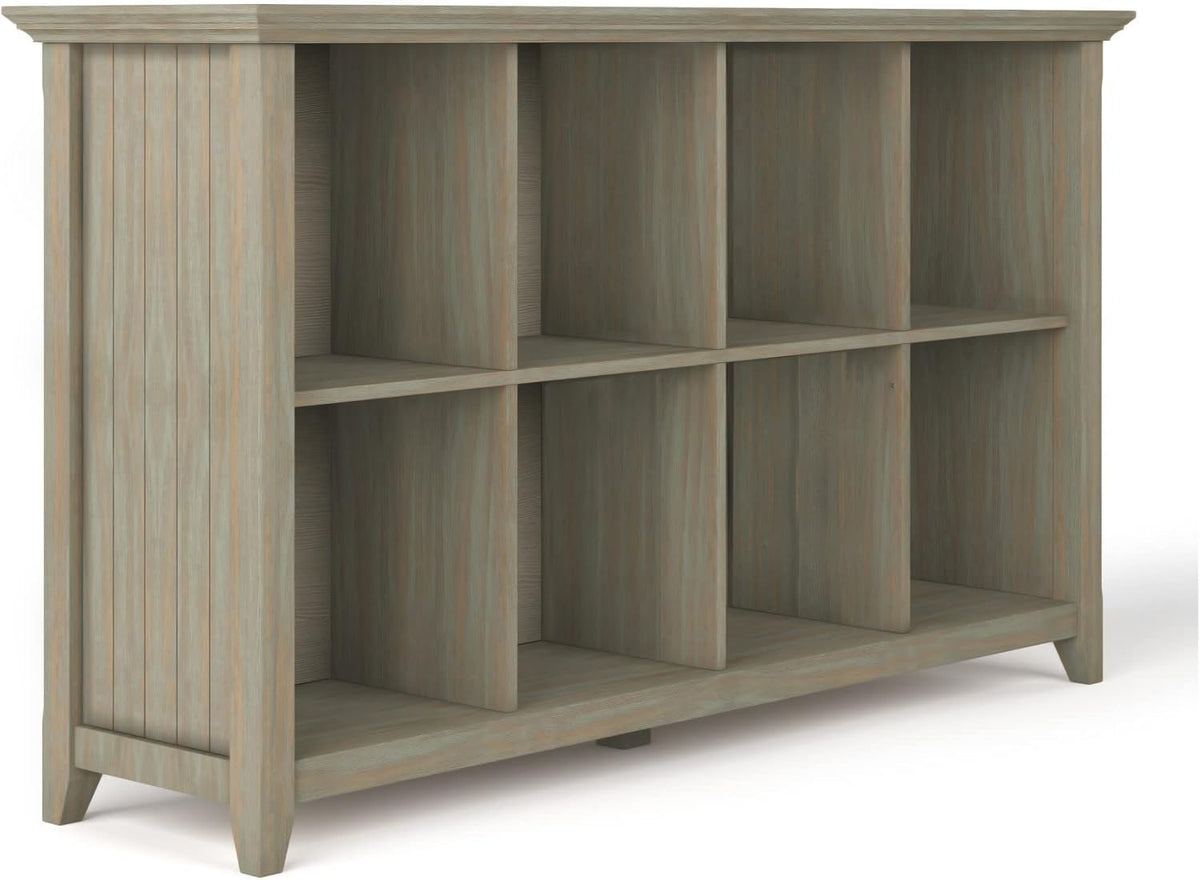 Solid Wood 8 Cube Storage Sofa Table D711915