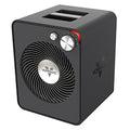 Storm Gray Metal Heater with 2 Heat Settings and Adjustable Thermostat Z4956