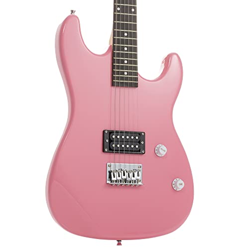 Black Full Size Electric Guitar with 10-Watt Amp and Gig Bag R485