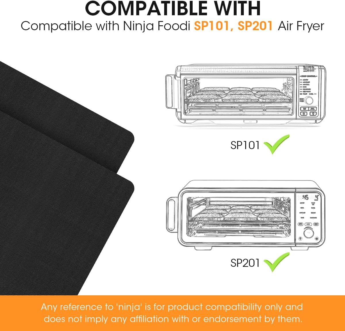 4 Pack Non-stick Air Fryer Liners L12052
