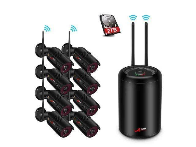 8 Channel 1080p HD Wireless Security Surveillance Camera W91198