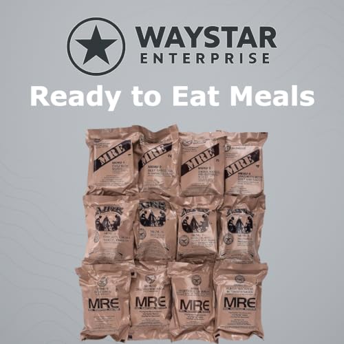 MRE Meals Ready to Eat Bundle (2 x 12 Packs) with Flameless Heaters J583