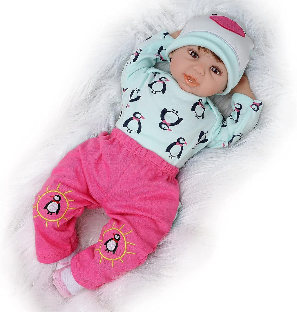 22 Inch Realistic Silicone Reborn Baby Doll D701413