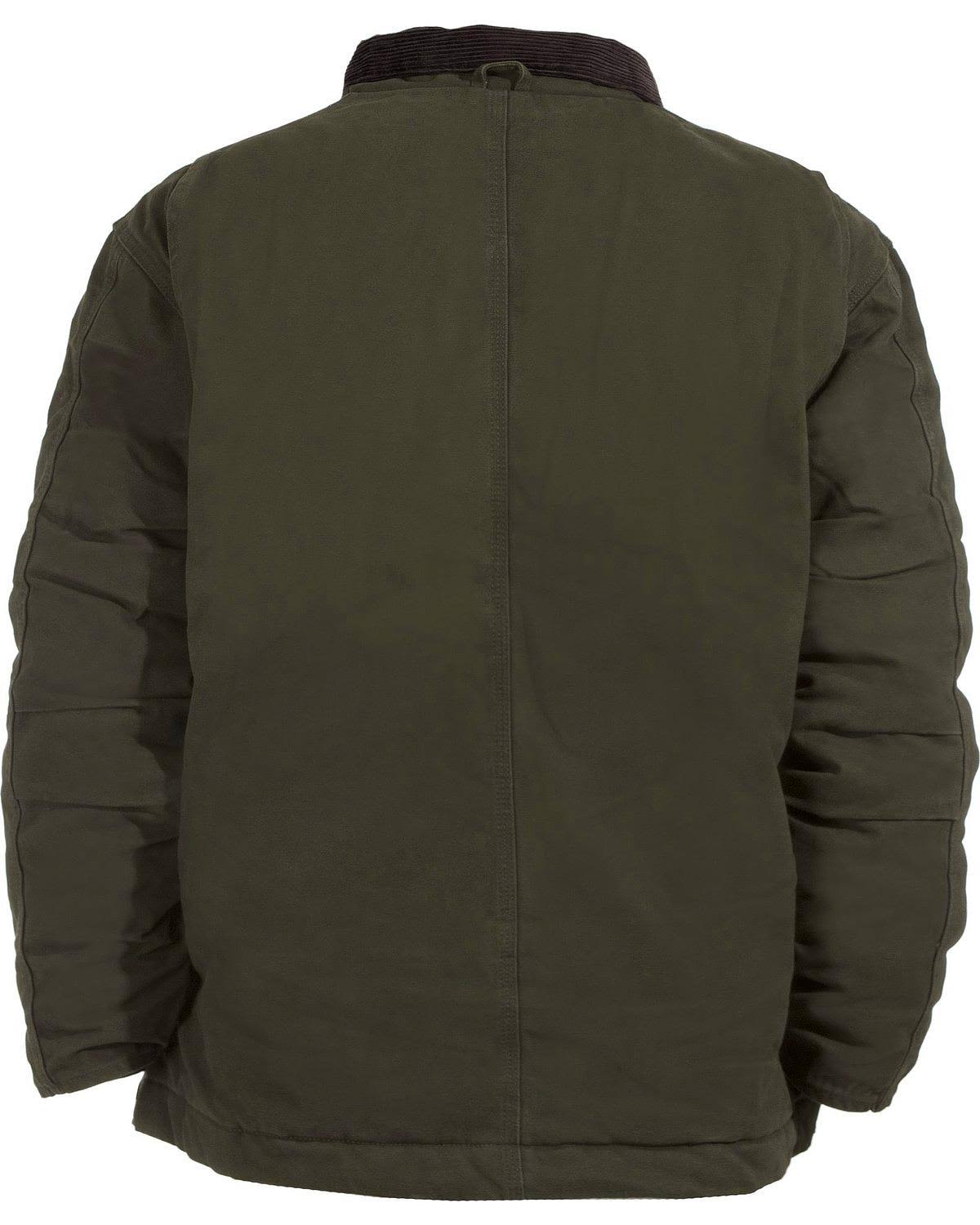Washed Chore Coat Olive S Regular A95786
