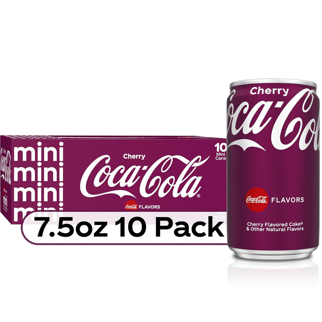 Cherry Soda Mini Cans, 7.5 fl oz, 20 Pack N8951