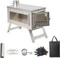 Stainless Steel Folding Wood Stove with Folding Pipe V6434