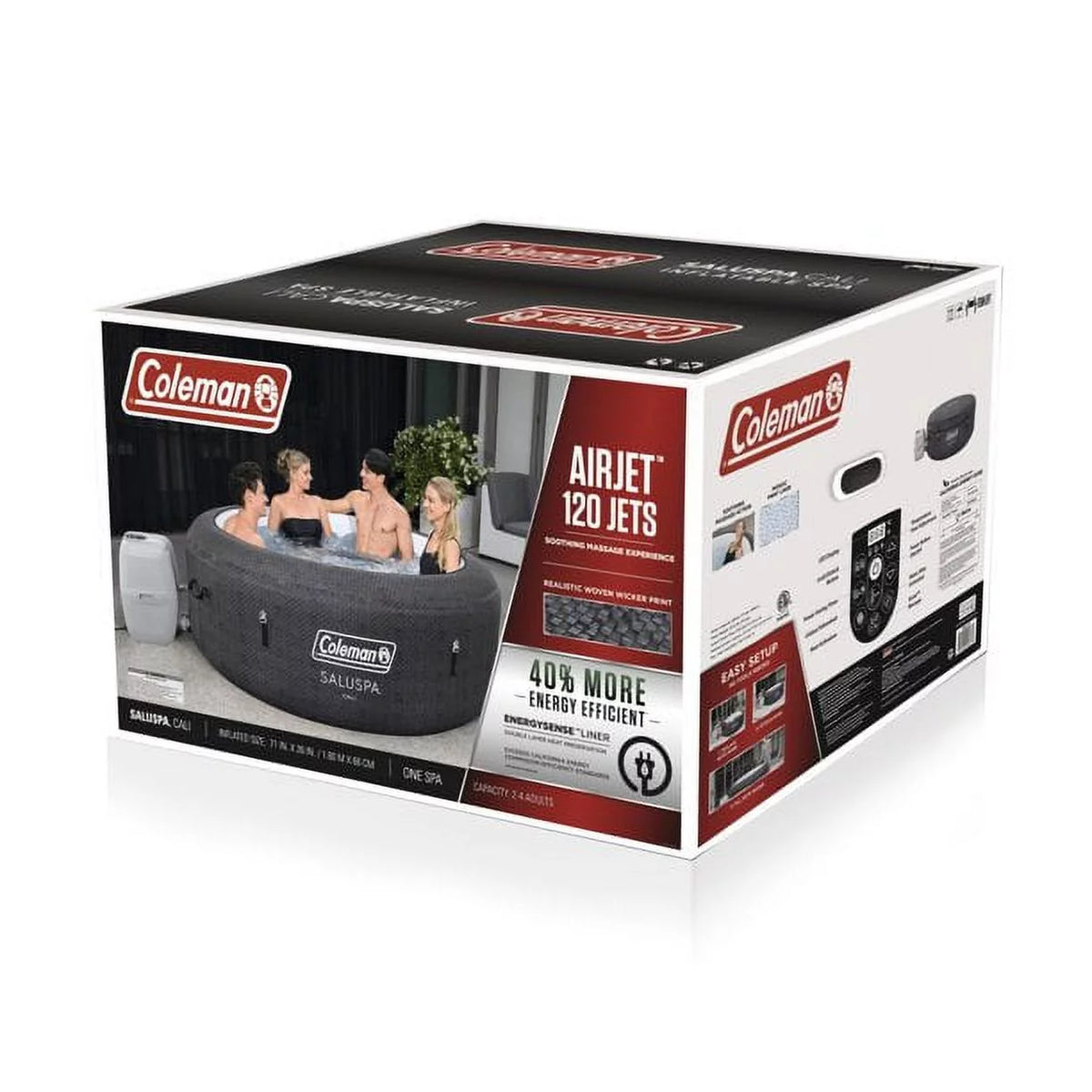 177 gal. Inflatable Hot Tub Spa H7965
