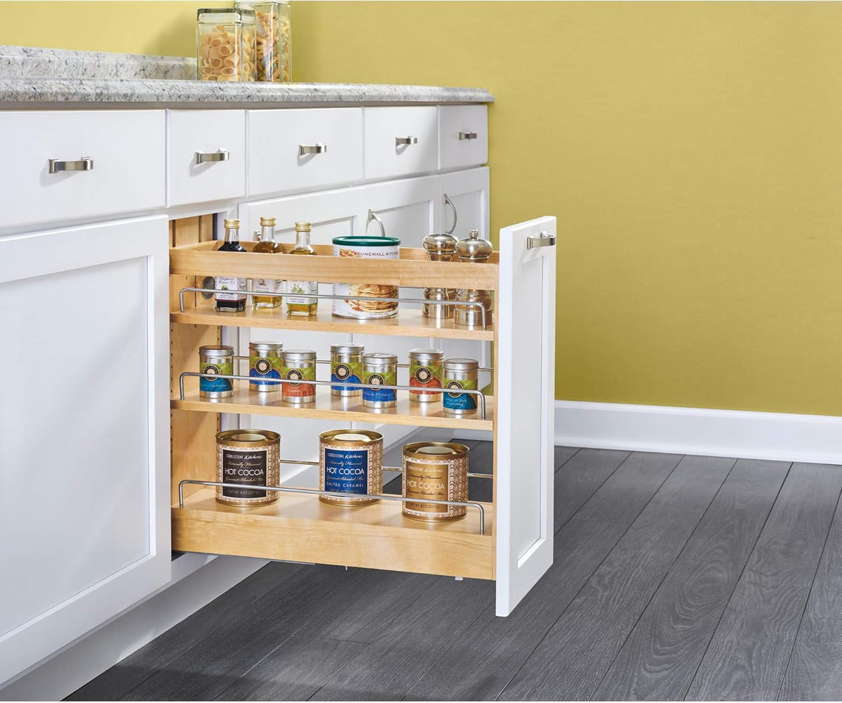 8 Inch Wood Cabinet Storage Organizer H662