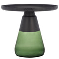 Black & Green Glass Base Table J66171