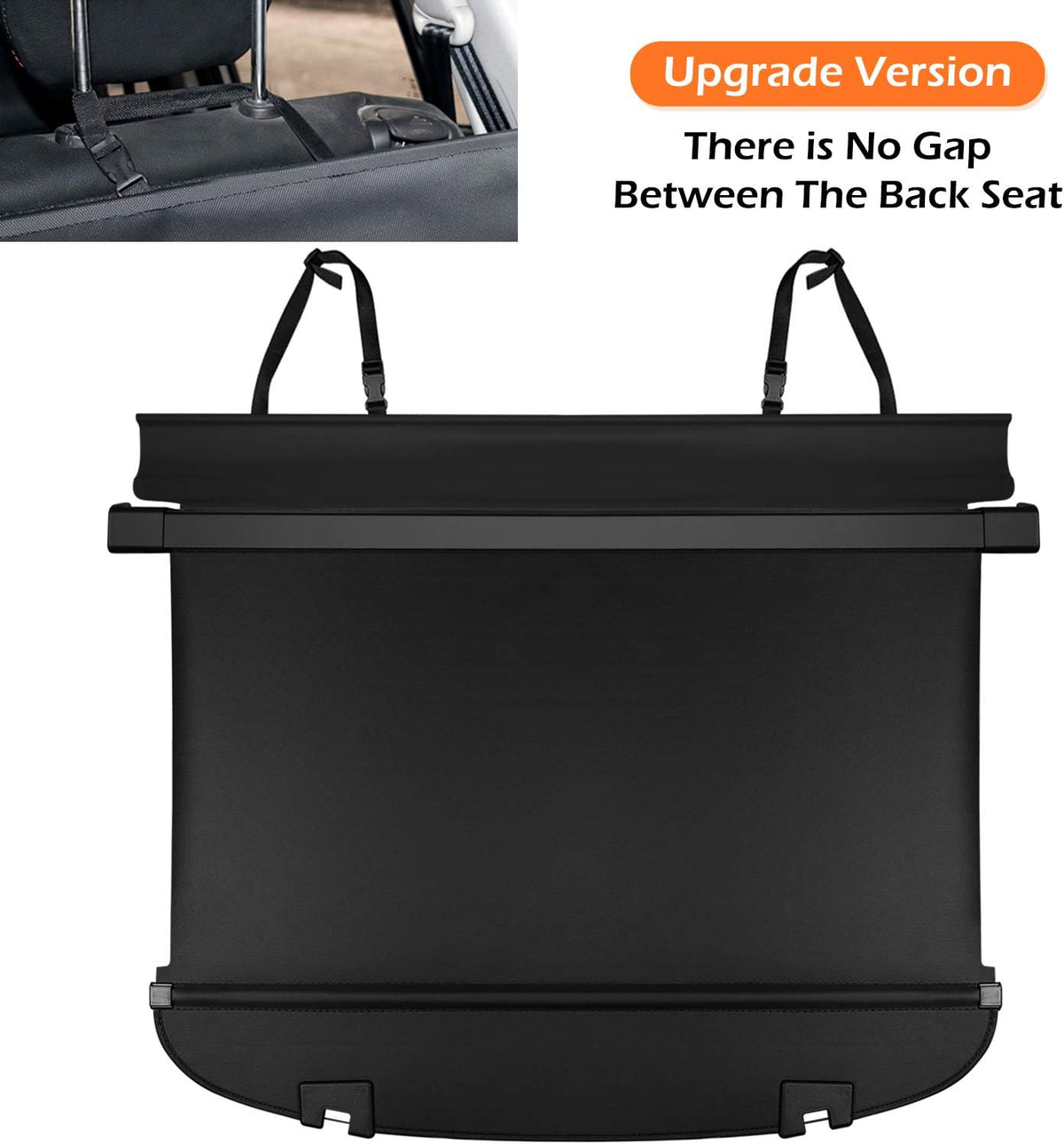 Black Retractable Rear Cargo Security Shield Shade Y207673