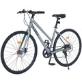 Aluminum Alloy 700C 7 Speed Light Blue City Bike L7133