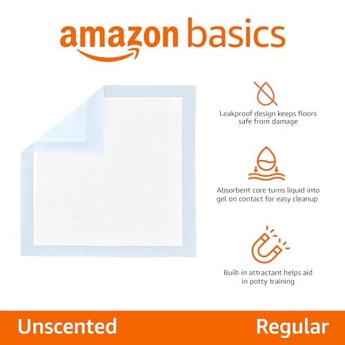 Dog and Puppy Pee Pads, 5-Layer Leak-Proof Super Absorbent, X-Large (28x34), 40 Count K7612