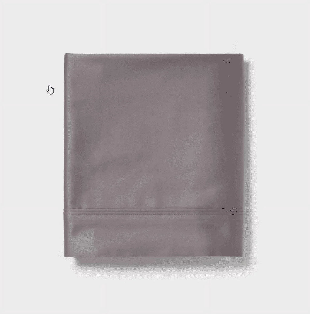 King Dark Gray Flat Sheet C4835