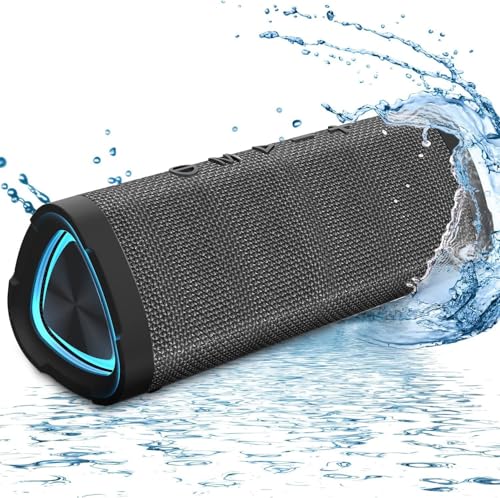 Wireless Portable Bluetooth Speaker with IPX7 Waterproof, 24H Playtime, 24W Stereo Sound L340