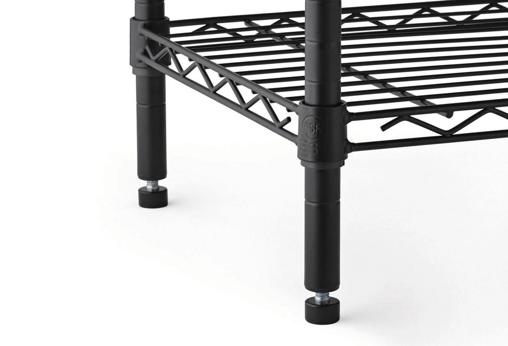Steel 4-Tier Storage Shelf Unit White T5152