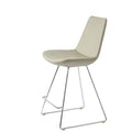 Bone Leatherette Bar Stool D5171