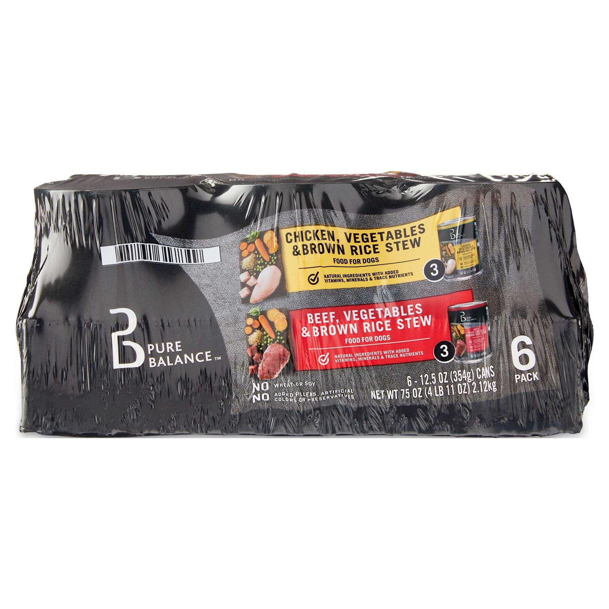Beef and Chicken Stew Wet Dog Food Variety Pack A18127