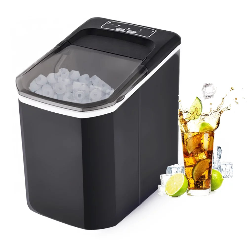 Countertop Ice Maker 26lbs Self-Cleaning Ice Machine with Basket K773737