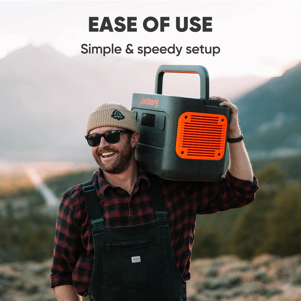 2160Wh Solar Generator with 200W Solar Panel E857