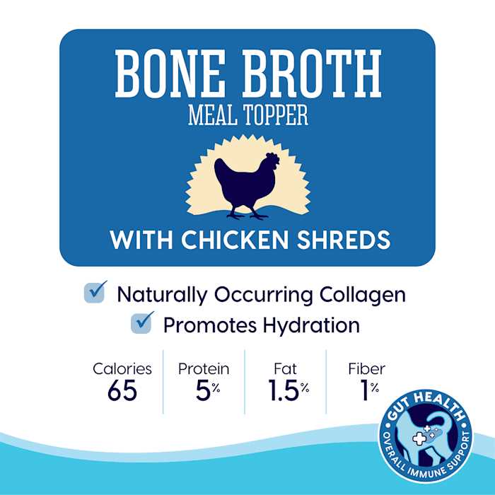 Solid Gold Bone Broth Shreds Meal Topper L705