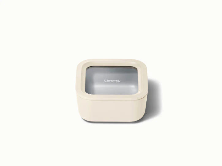 Cream Small Storage Container F693