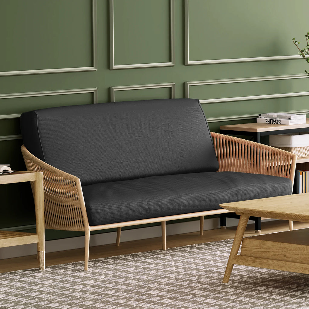 Twin Size Black Futon Cover V174041