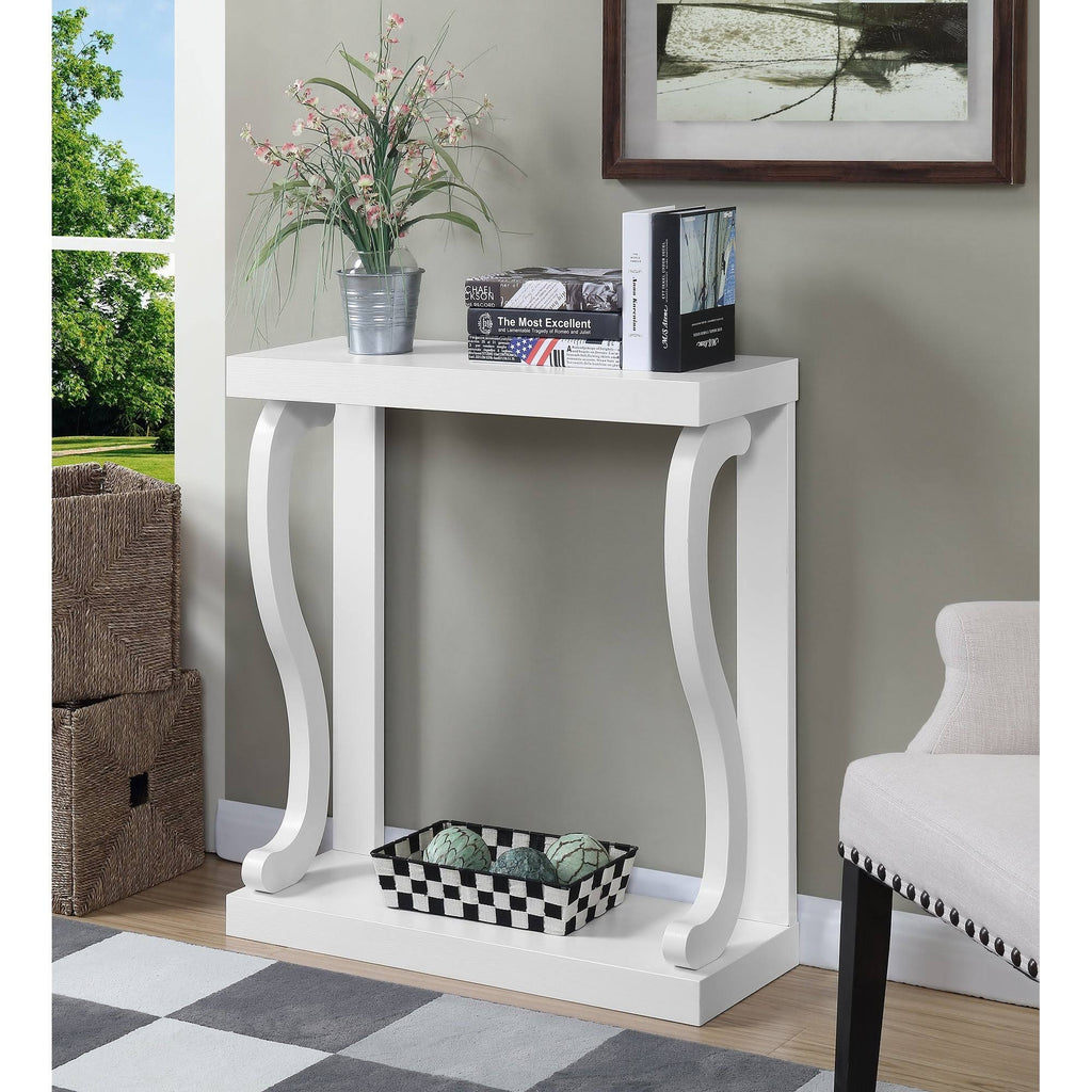 White Console Table B348142