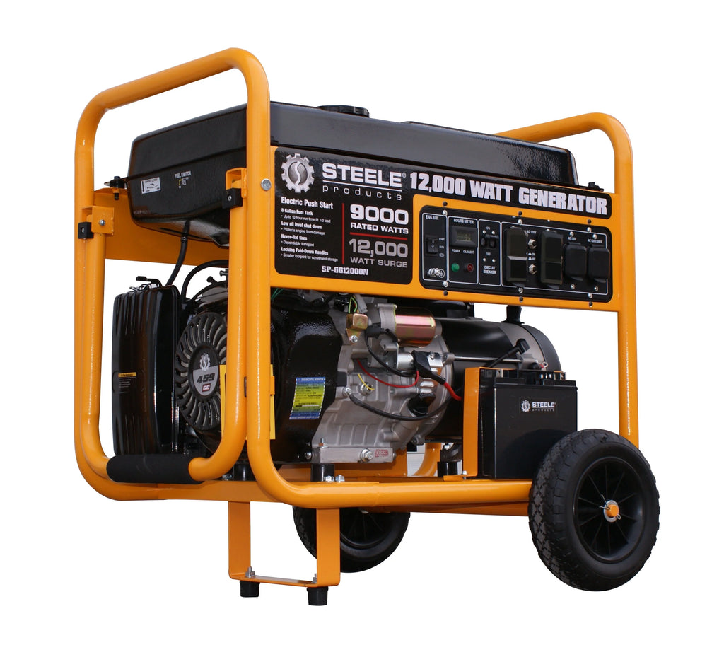 12,000-Watt Gasoline Powered Electric Start Portable Generator K127