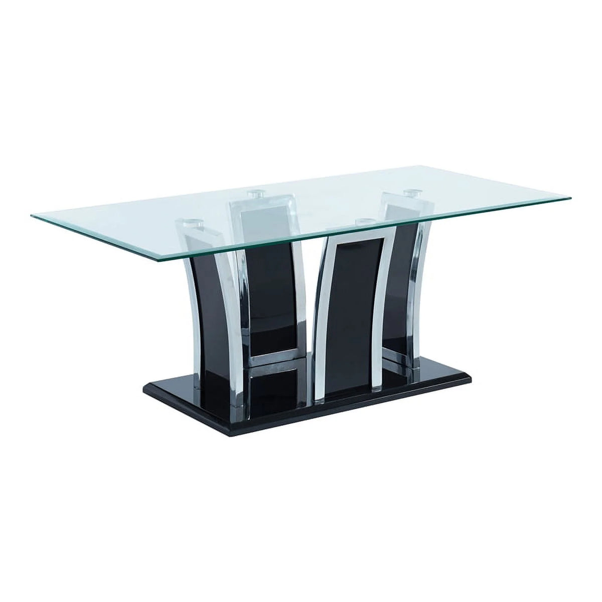 Black 3-Piece Metal Coffee Table Set K7370