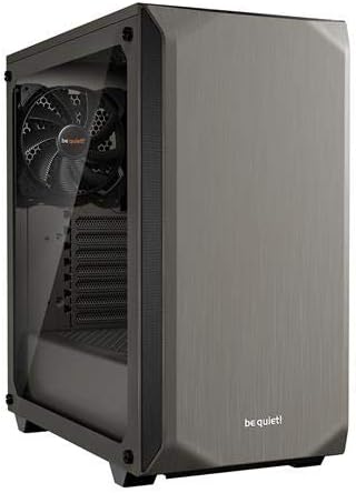 White Mid Tower ATX Case with Tempered Glass Window E619