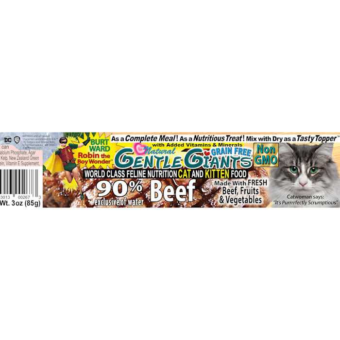 Natural Non-GMO Beef Cat & Kitten Can Food N106