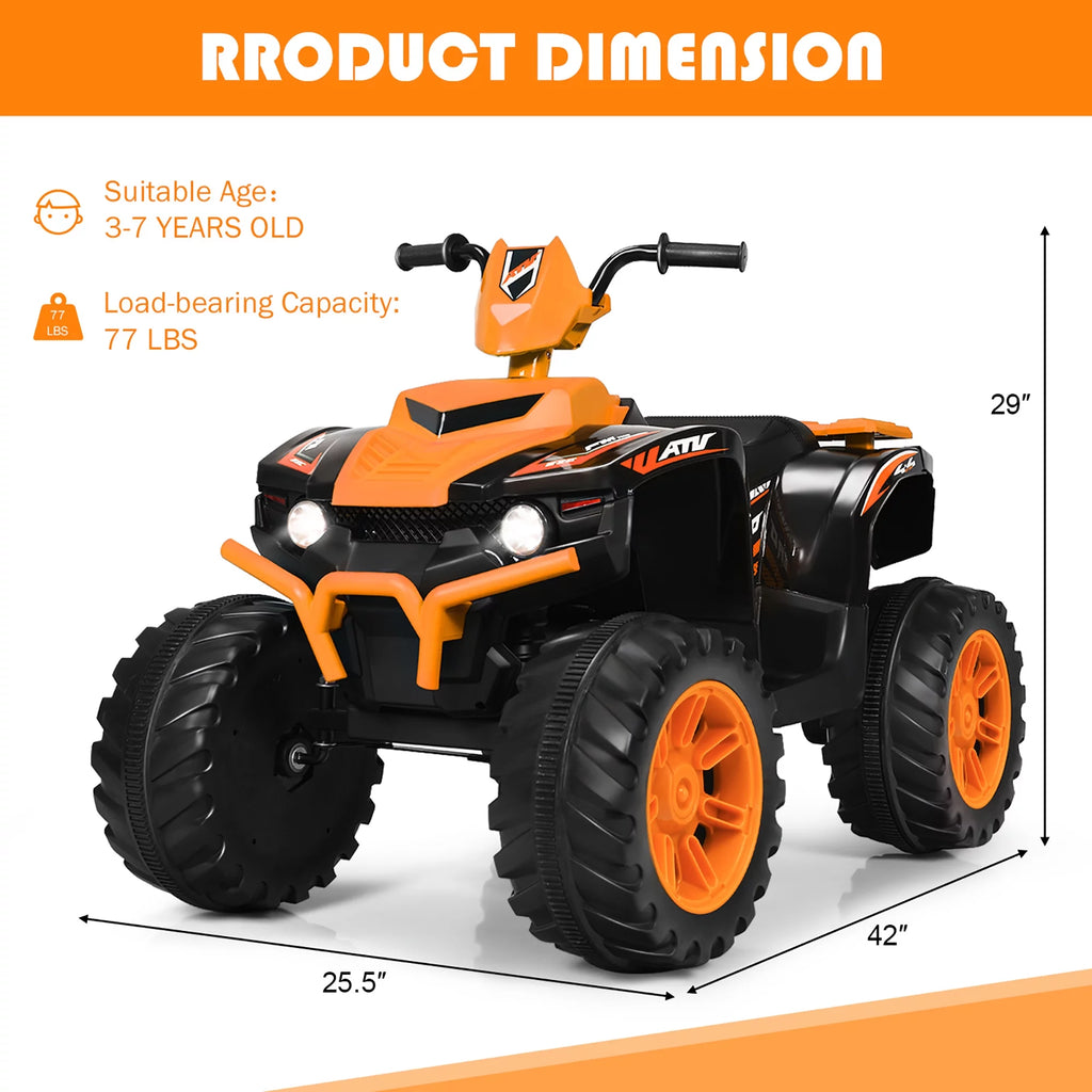 12V Kids 4-Wheeler ATV Quad Ride On Car V8949