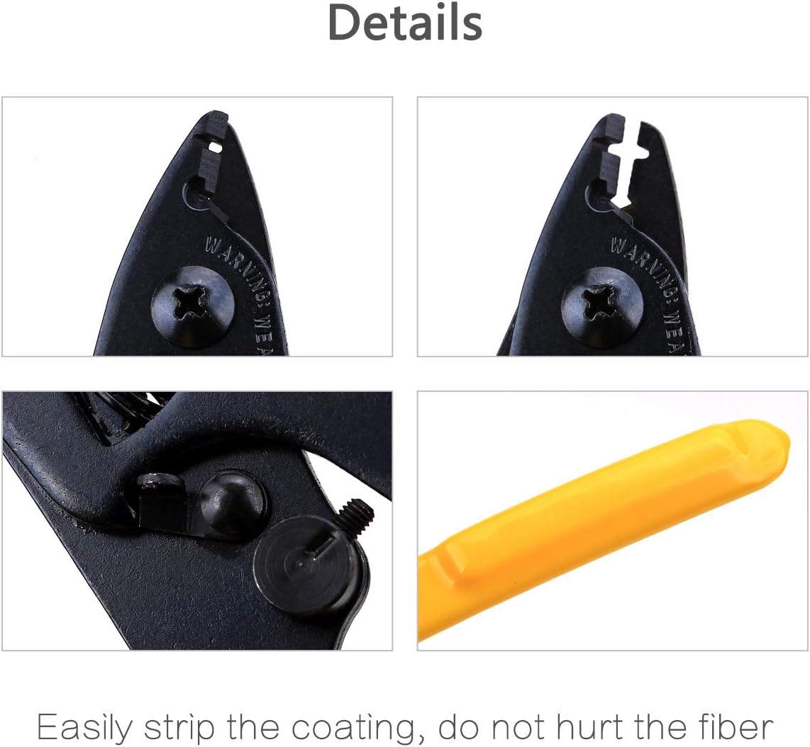 Optical Fiber Tool Kit with Fiber Optic Drop Cable Stripper, Pack of 2 X77996